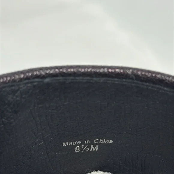 KATE SPADE Black Leather Ankle Boots, Block Heel, Zippers Size 8.5 - Picture 6 of 7